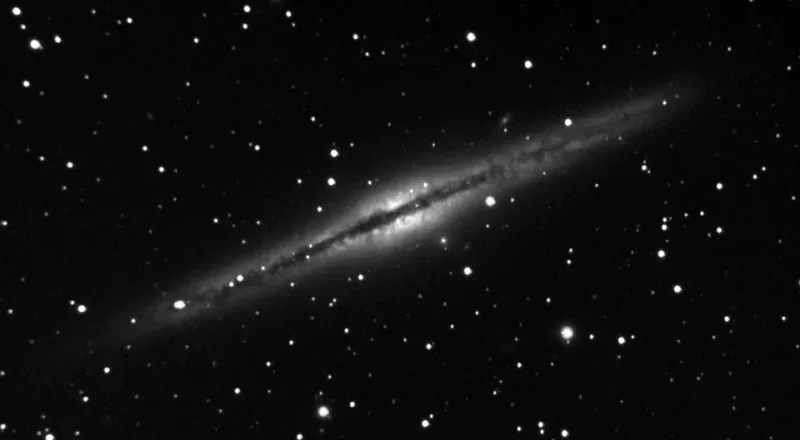 NGC 891 Edge-On Spiral Galaxy in Andromeda
