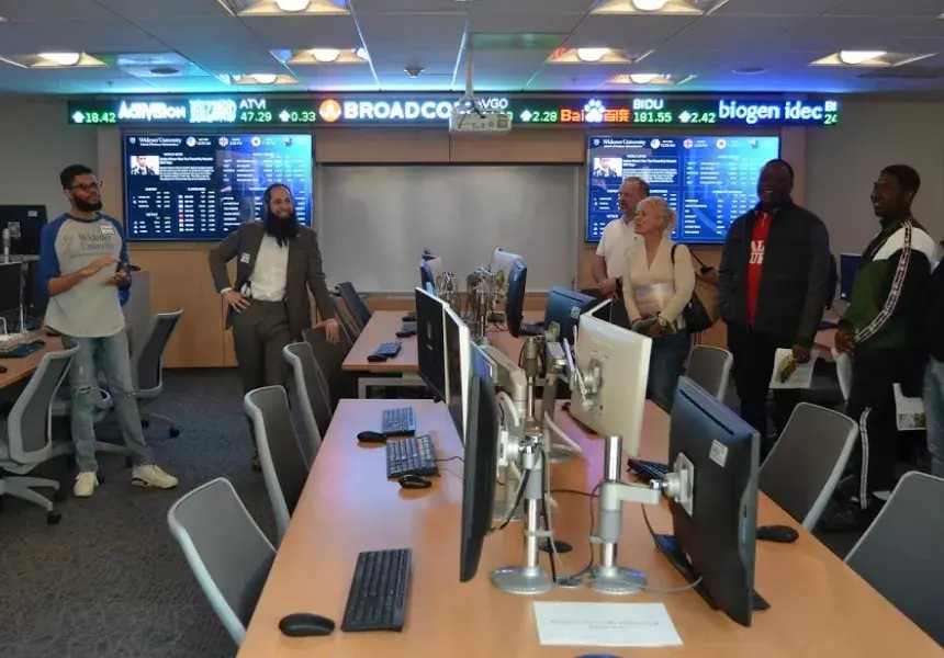 finance lab accepted students day