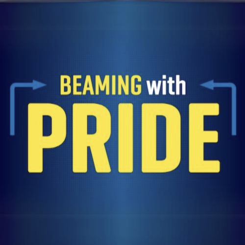 beaming with pride square icon