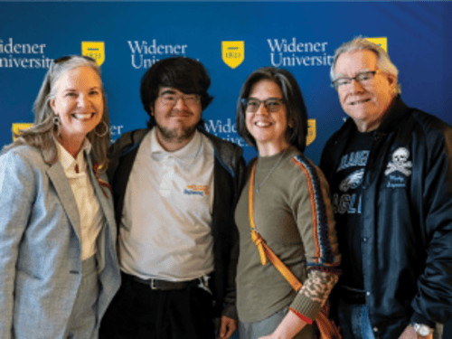 Newsletter-November-2024 Stacey and a group at Homecoming