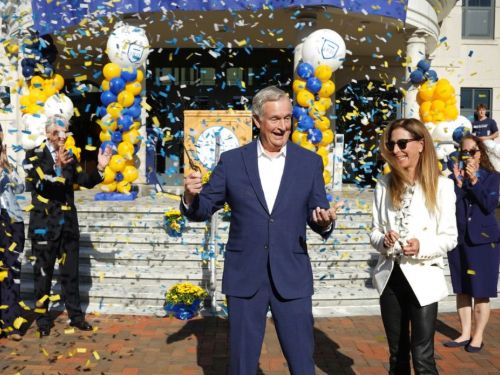School of Nursing Ribbon Cutting 500x375 Ribbon cutting at the Dwyer School of Nursing